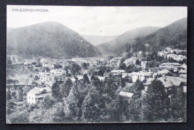1910s Panorama Friedrichroda Germany Thuringia Co Postcard