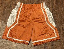 Nike Shorts Orange Mesh Size L USA Basketball Vintage 2000 Y2k
