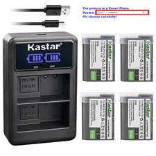 Kastar Battery LCD2 USB Charger for Nikon EN-EL15e Nikon 1 V1 Nikon D500 Camera