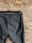 Vintage Lanvin Men’s Poplin Pants, Sz 46 IT, US 32 Charcoal Cotton — photo 6