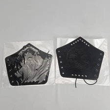 Leather Gauntlet Wristband Viking Arm Guard Medieval Armor Bracers