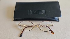 Montatura occhiali Moschino oro. MM965. Con custodia.