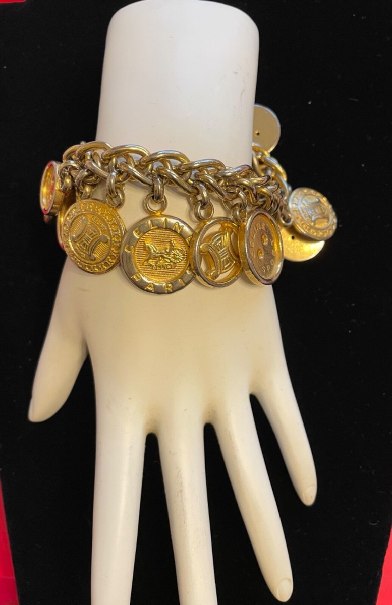 CELINE チャーム付きブレスレット Celine チャーム付きビンテージブレスレット Celine ブレスレット