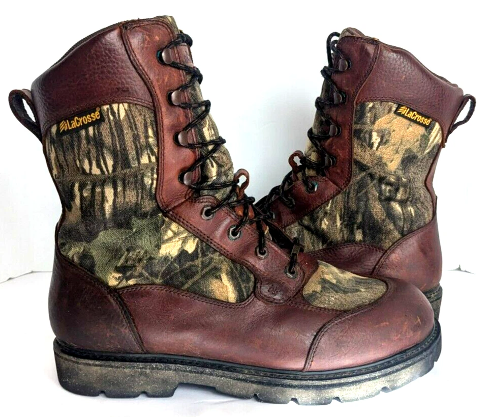 La Crosse Hunting Shoes Boots 12W Leather Gore-Tex Fabric Waterproof Insulation - Image 3 of 4