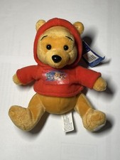 Disneyland 2002 Winnie The Pooh 8" Theme Park Edition Mini Bean Bag Pooh