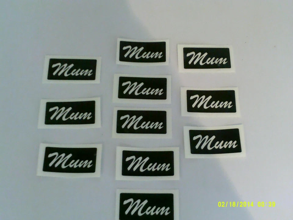 10 stencil parola mamma per acquaforte su vetro artigianato hobby regalo speciale