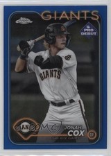 2024 Topps Pro Debut Chrome Blue Refractor /150 Jonah Cox #PDC-61 11nq