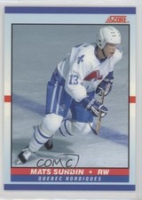 1990-91 Score Young Superstars Mats Sundin #7 HOF 2vh