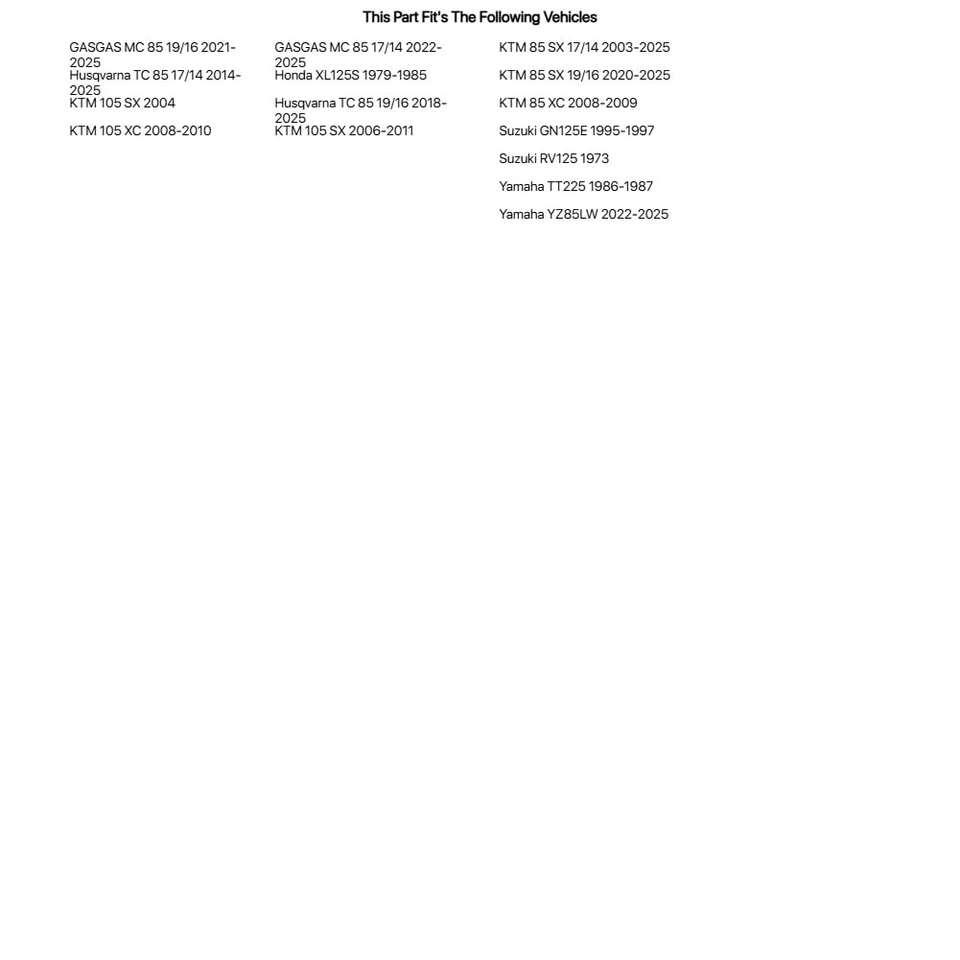 Cadena profesional Primary Drive 428 C 428x124 para HONDA XL125S 1979-1985 Foto 2 de 4