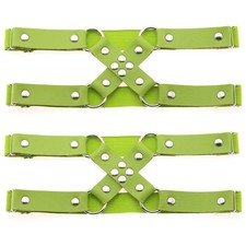 2Pcs Adjustable Leather Punk Thigh Garter, Gothic Harness Leg Belt, Straps
