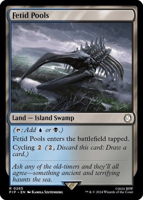 Fetid Pools Foil - PIP 0265 - NM - MTG Magic