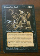 MTG Pre-Modern Ice Age Black Uncommon Dance Of The Dead Lightly Played Condition