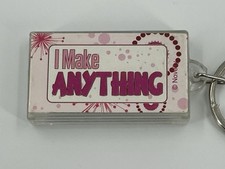 Vintage Novelty Solar Powered Keychain I Make Anything Look Good Key Ring Fob