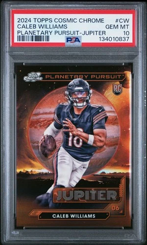 2024 TOPPS COSMIC CHROME PLANETARY PURSUIT JUPITER #CW CALEB WILLIAMS PSA 10