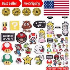 Adorable 16-Piece Embroidered Patches for Kids: Easy Iron-On  Decorate 