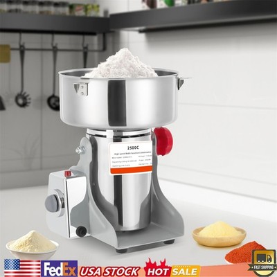High-Efficiency Electric Grain Mill - 4500W Power, 5.51 lbs Capacity