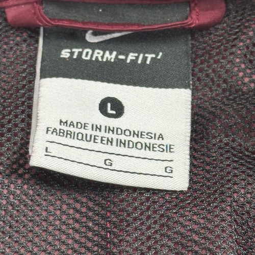 Nike Storm-Fit Large Full-Zip Vented Windbreaker Jacket Hooded Lightweight - Picture 5 of 12