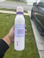 Owala FreeSip Twist Stainless Steel Water Bottle / 24oz / Dreamy Field