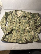 US Navy NWU Type III Blouse Jacket Mens Medium Short Camouflage Military Like Ne