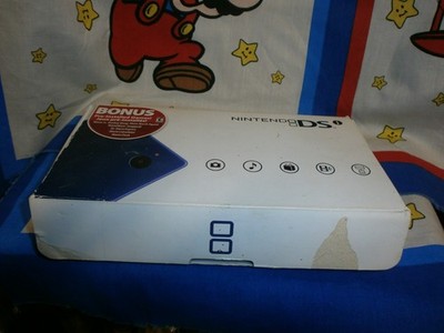 Nintendo DSi Metallic Blue Black Friday Bundle Authentic Box with Manuals