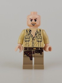 Damaged* Indiana Jones with Hat Fedora Gun & Whip Lego Minifigure From Set 7195
