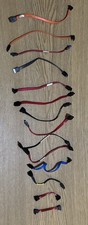 14x MIXED Serial Ata Cable Clip Lock SATA HDD Cables Foxconn G10333-001. USED