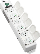 Tripp Lite Outlet Strip, Hospital Grade, Dual Ground, 6 5-15R-Hg PS-615-HGDG