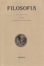 Filosofia. Anno XLVII, Fasc. I: Gennaio - Aprile 1996 - AA.VV. (Mursia) [1996]
