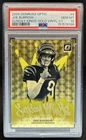 2025 Panini Donruss Optic Joe Burrow Sunday Kings Gold Vinyl Prizm #1/1 PSA 10