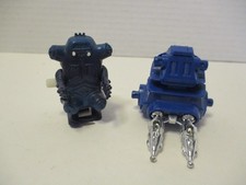 Vintage Made in Japan Robots White Knob Wind Ups Lot of 2 - Both Working