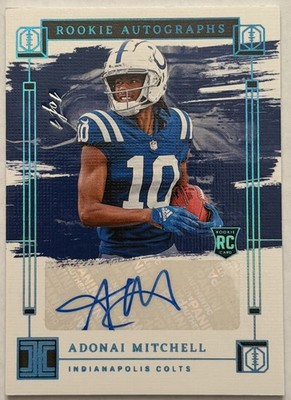 2024 Panini Impeccable - Rookie Autographs Adonai Mitchell #RA-AML RC 1/1