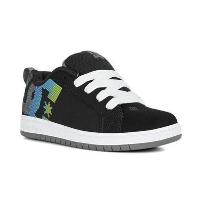 DC Court Graffik (Jugend) Skateschuhe - Schwarz/Multi/Weiß