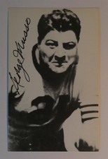 George Musso Signed Radnor Graphic Art Card RGA HOF Postcard Autographed #23