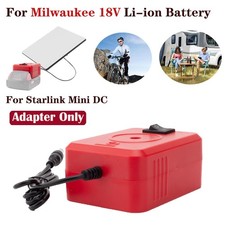 For Starlink Mini DC 100CM Power Cable Power Supply Fit on Milwaukee 18V Battery