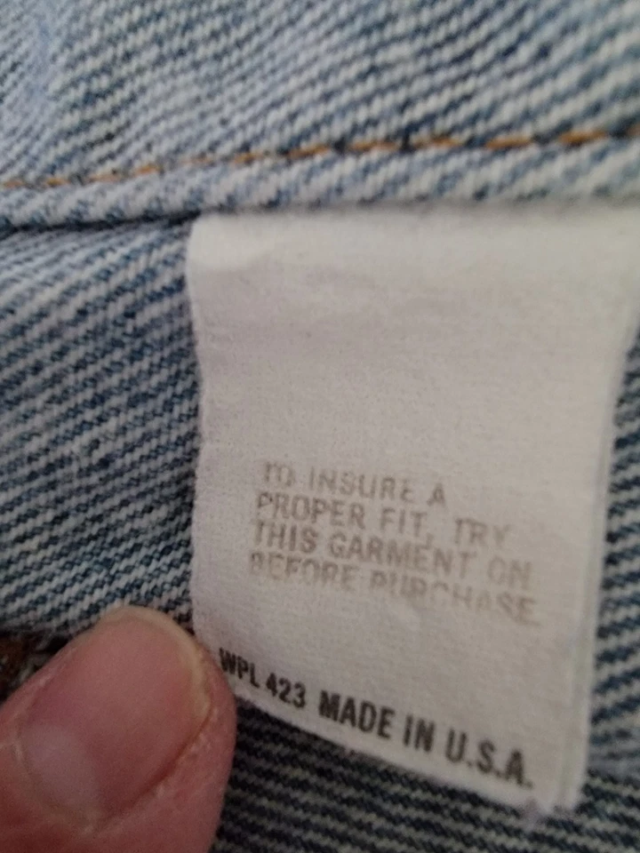 Chaleco Levis Denim Vintage Años 80-90 Corte Rocks & Rolls Parches Talla 42 Foto 4 de 4