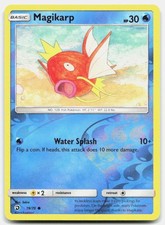 Dragon Majesty Magikarp 19/70 LP Pokemon Reverse Holo Carta Tcg Comune