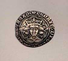 Henry VI Silver Groat 1422-27 Calais S-1836 Striking Portrait