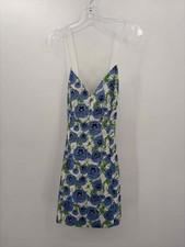 Pre-Owned Alice + Olivia Ivory Size 6 Floral Short Sleeveless Dress
