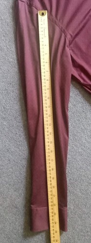 Bugatchi 8 Way Stretch Shirt Men's XL Geometric Maroon Long Sleeve EUC - Picture 10 of 12
