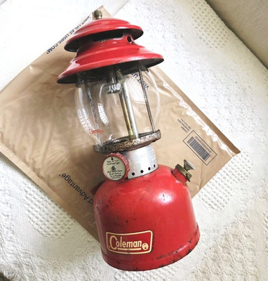 #ad Coleman Single Mantle Lantern Model 200A Vintage Antique 200 A Pyrex Glass 1971 $64.99