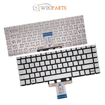 Kompatibel für HP PAVILION 14-CE3820NO UK Englisch Tastatur Silber Hintergrundbeleuchtung