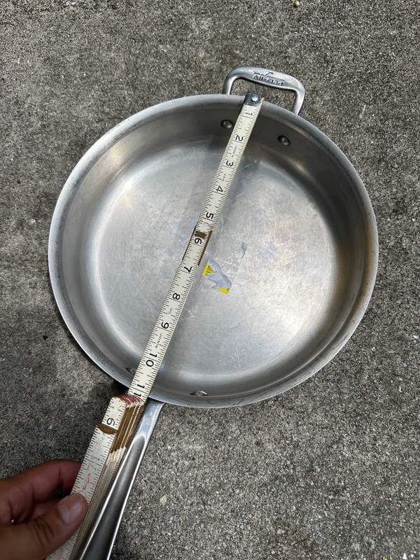 All-Clad LTD 11” inch Frying Pan Skillet Stainless Steel NO LID used