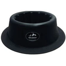 High Country GPF-6 Plastics Grain Pan Feeder 6 Gallons Black