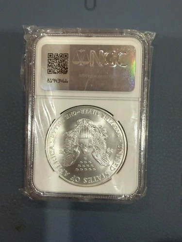 1998 Silver American Eagle NGC MS-70