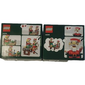 LEGO Seasonal Little Elf Helpers 40205 & Santa Claus 40206 393 Pieces