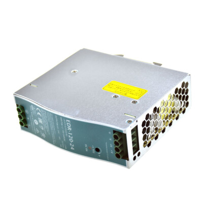 For   EDR-120-24 Single Output DIN Rail Power Supply 24V 5A 120W #W6