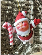 Daddy or Man wearing a Santa Claus's Suit, Christmas Tree Ornament, (Pre-owned)