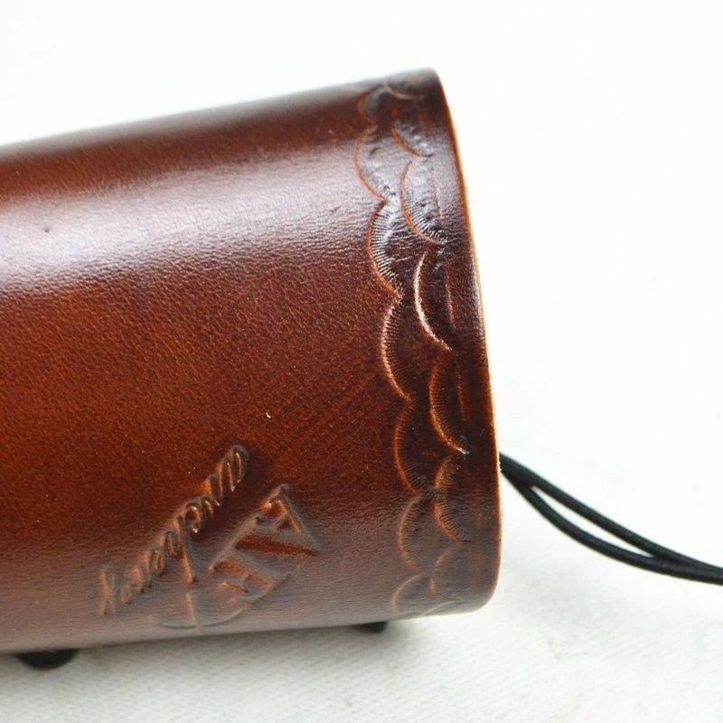 1Pcs Cow Leather Outoor Shooting Archery Arm Guard Accessory Bow Protect Brown - Image 4 of 4