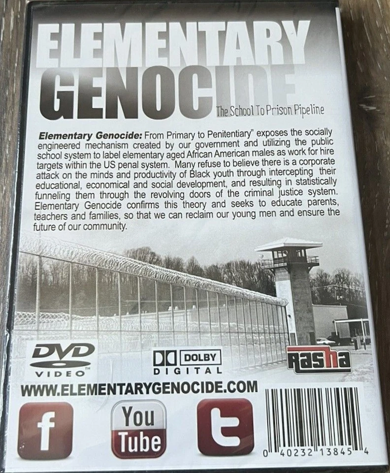Elementary Genocide: The School To Prison Pipleline (DVD, 2014)-Brand New - Image 2 of 2