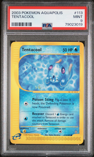 Tentacool graded PSA 9 for sale on eBay